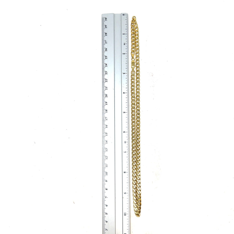 9ct Yellow Gold Curb Chain (20")
