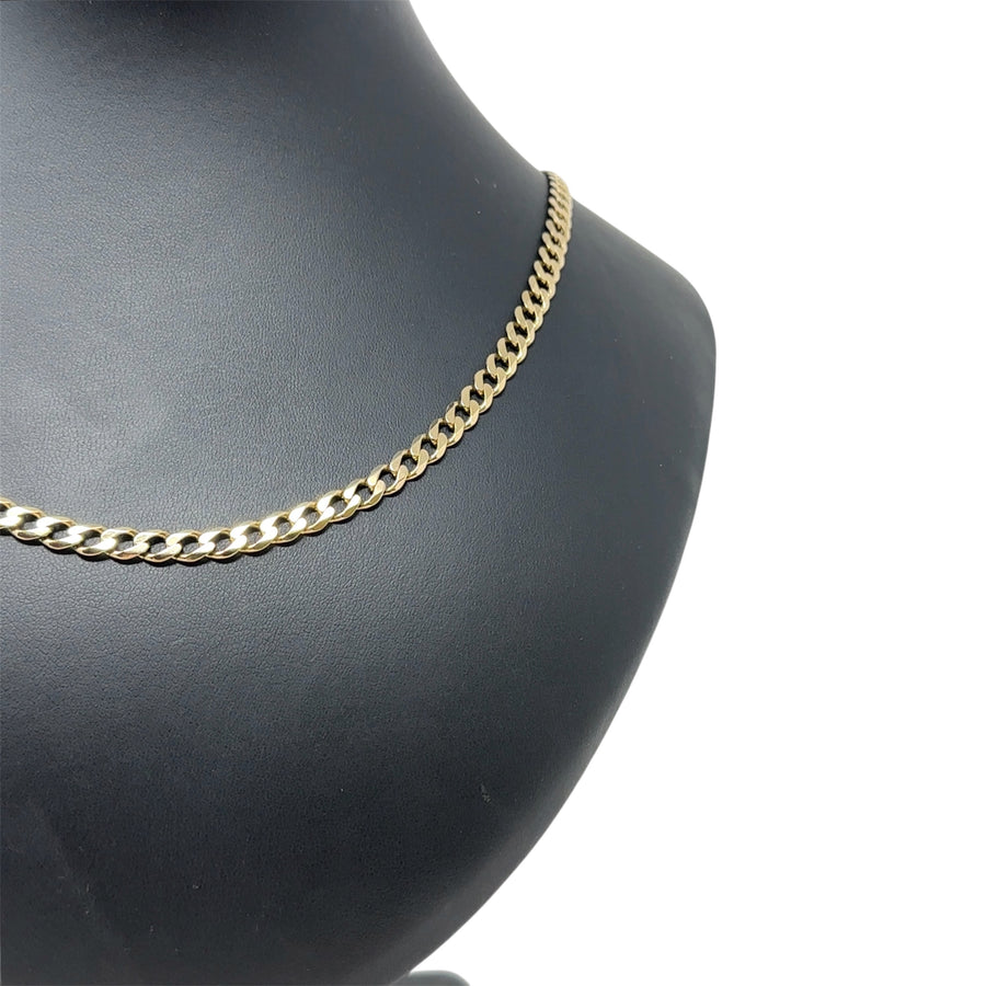 9ct Yellow Gold Curb Chain (24")