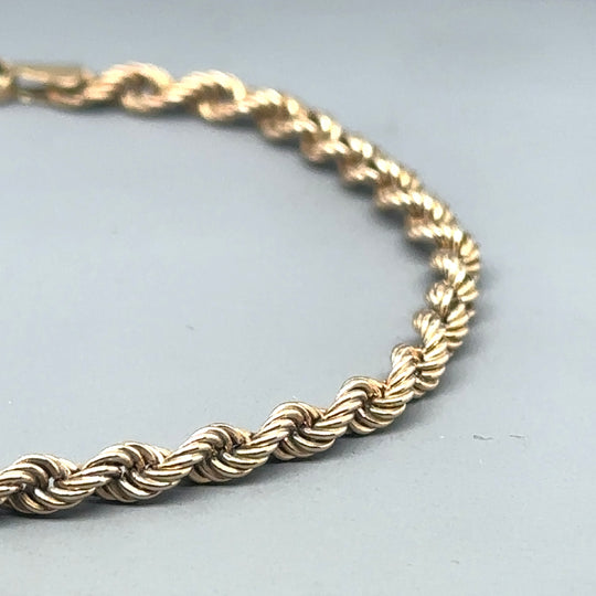 9ct Yellow Gold Twist Bracelet
