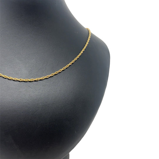 9ct Yellow Gold Prince of Whales Chain (22")