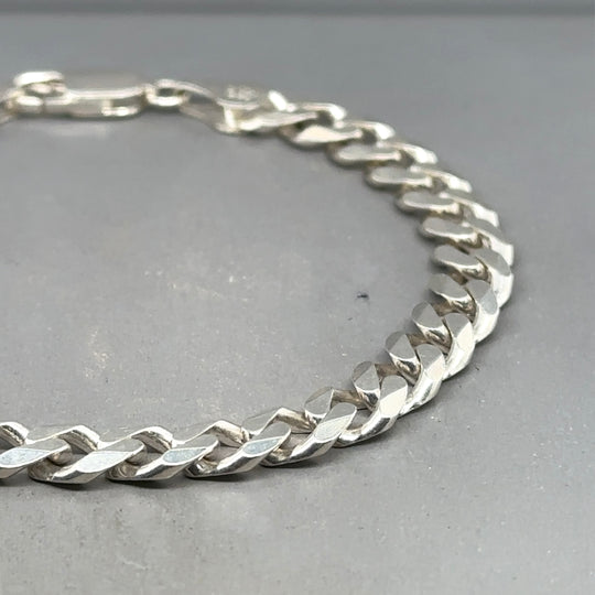 Sterling Silver Curb Bracelet
