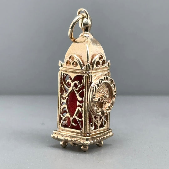 9ct Yellow Gold Clock Charm