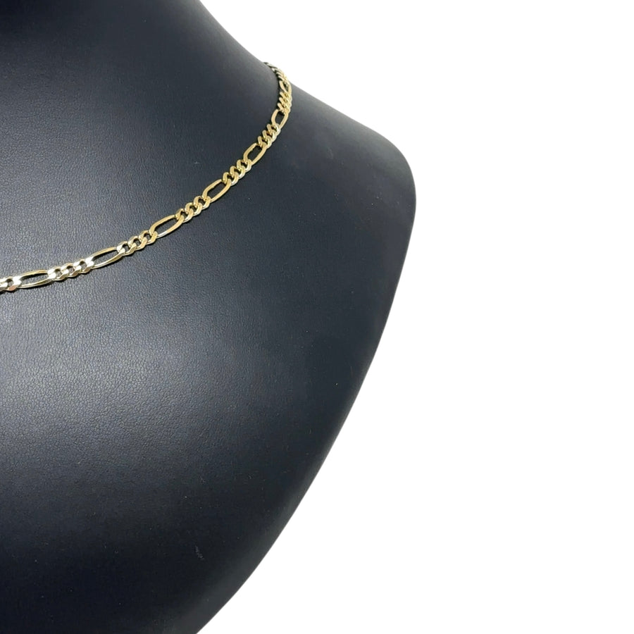 9ct Yellow Gold Figaro Chain (18")
