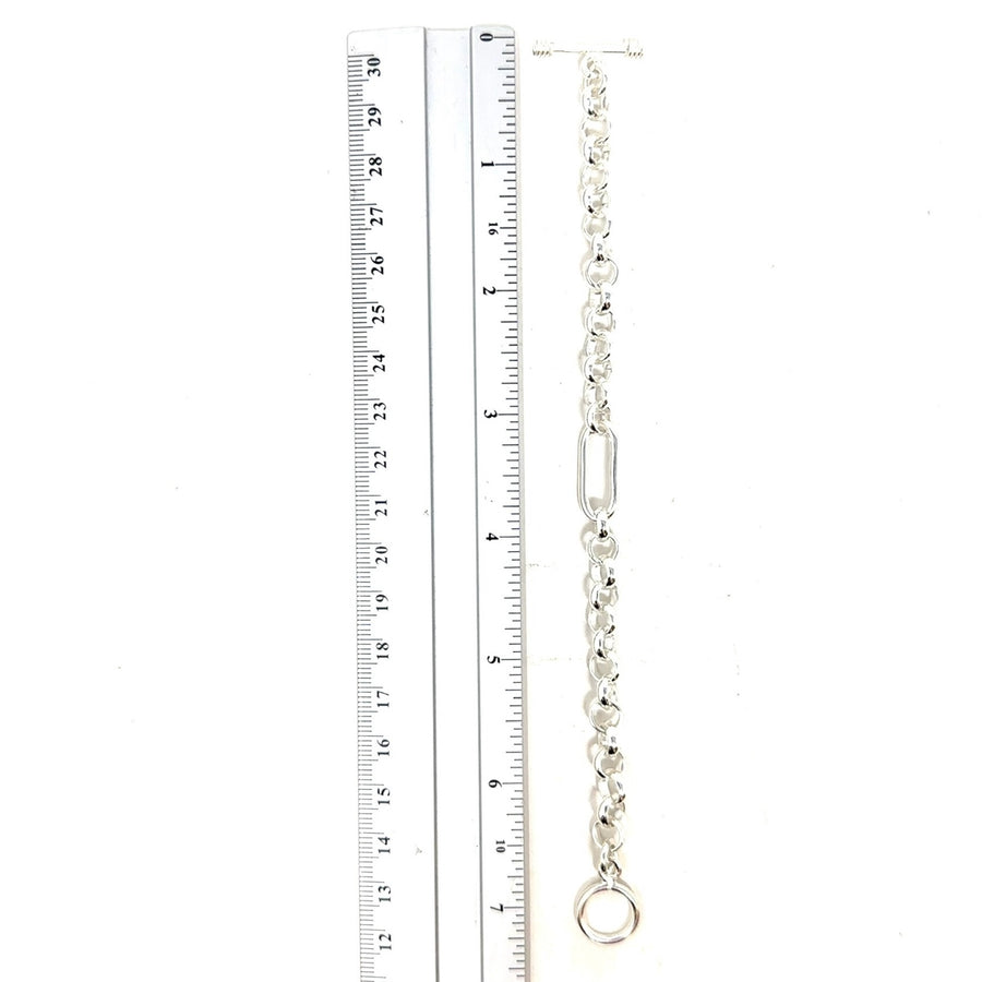 Sterling Silver Belcher Link Bracelet NEW!