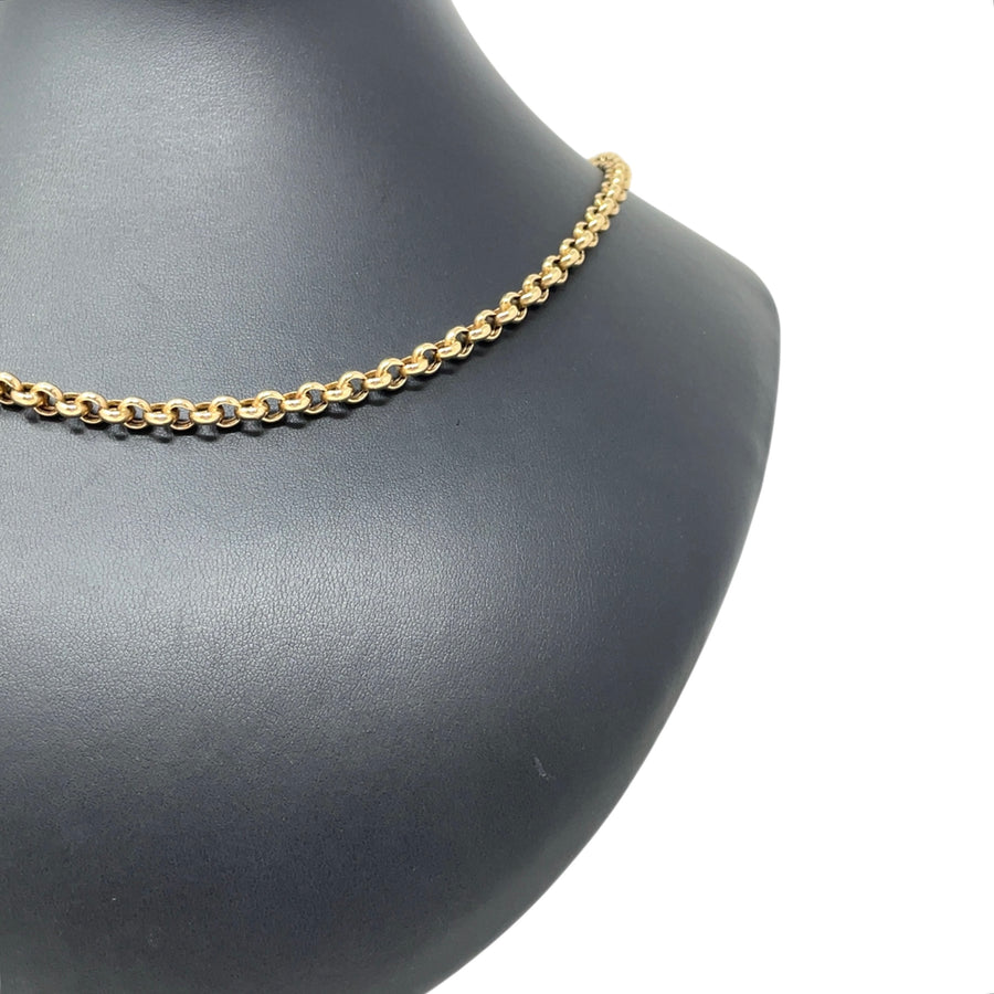 9ct Yellow Gold Belcher Chain (22")