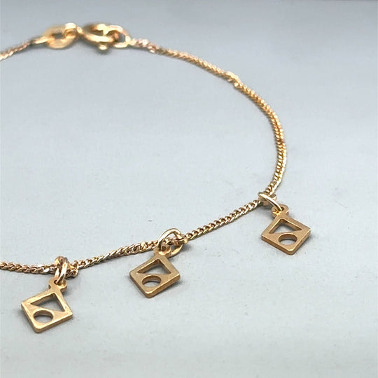 9ct Yellow Gold Charm Bracelet