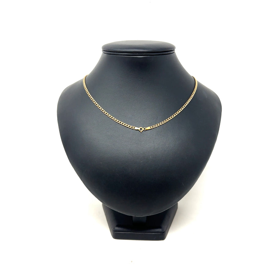 9ct Yellow Gold Curb Chain (20")