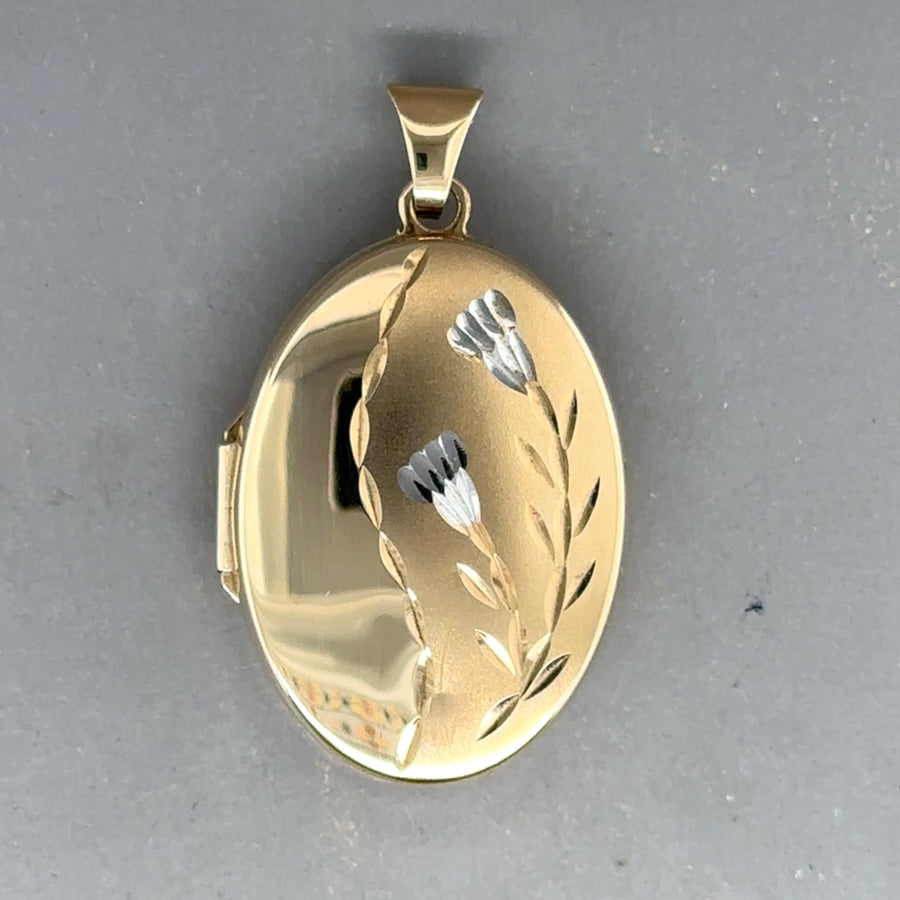9ct Bi-Colour Locket