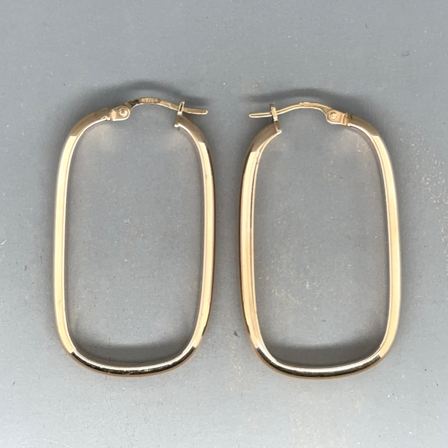 9ct Yellow Gold Hoop Earrings
