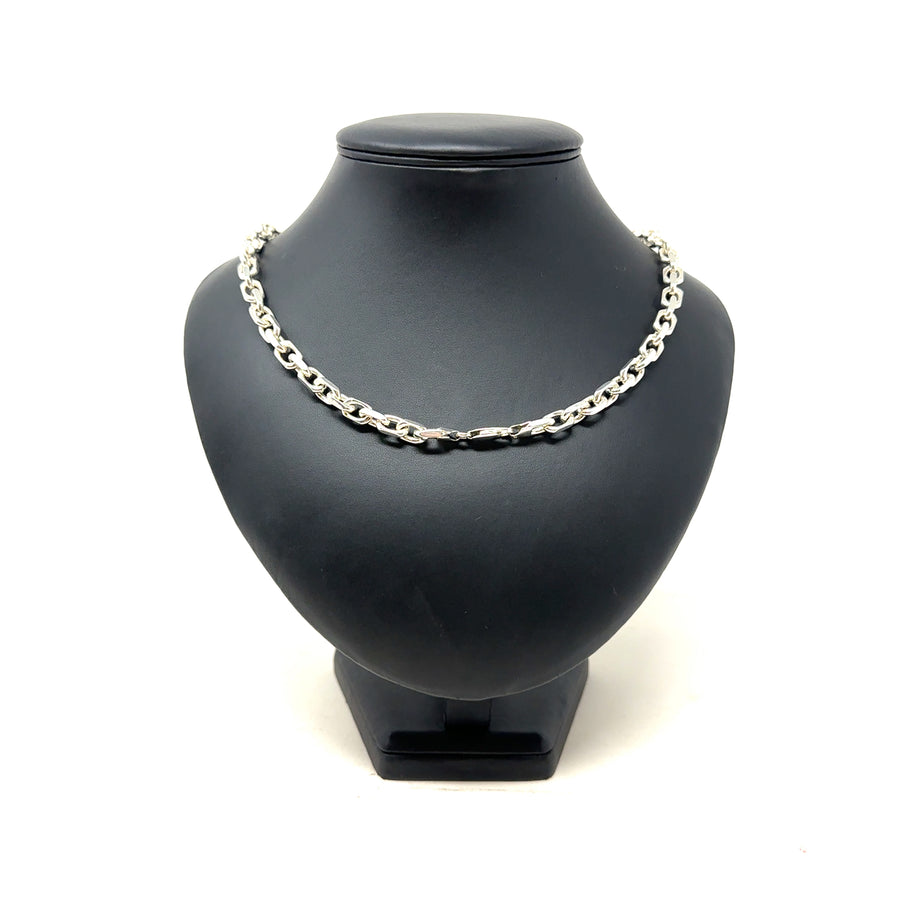 Sterling Silver Cable Link Chain (21")