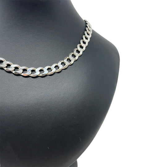 Sterling Silver Curb Chain (22")