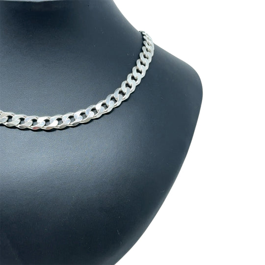 Sterling Silver Curb Chain (23")