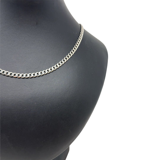 Sterling Silver Curb Chain (20")