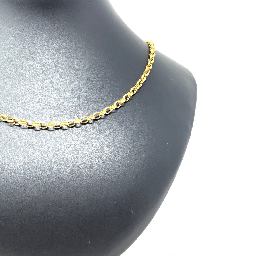 9ct Yellow Gold Belcher Chain (20")