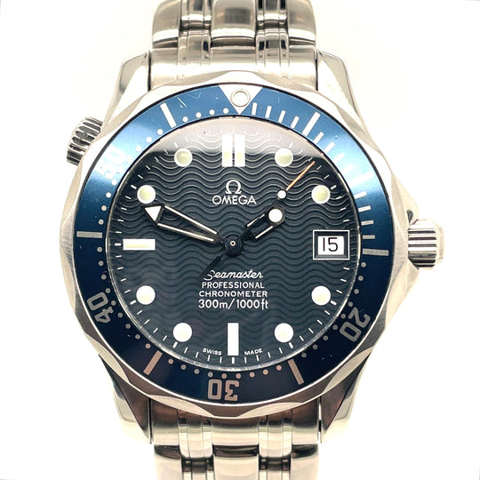 Pre-Owned Stainless Steel Seamaster Omega Watch (Midi)