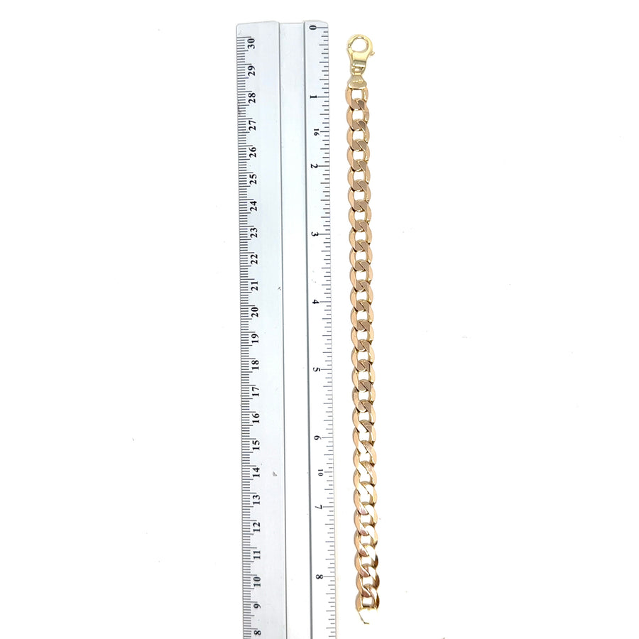 9ct Yellow Gold Curb Bracelet