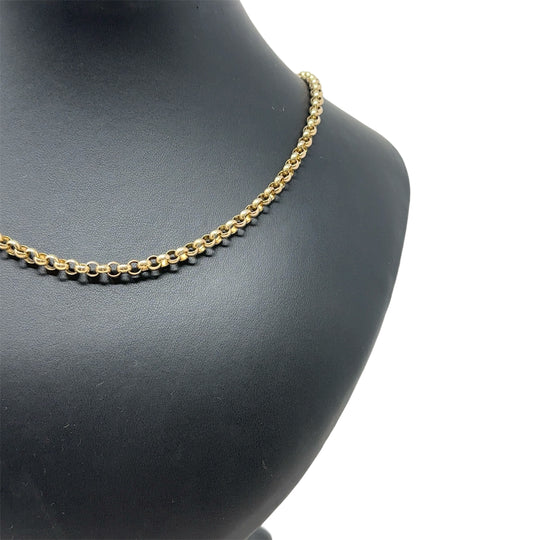 9ct Yellow Gold Belcher Chain (22")