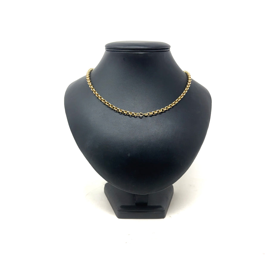 9ct Yellow Gold Belcher Chain (21")
