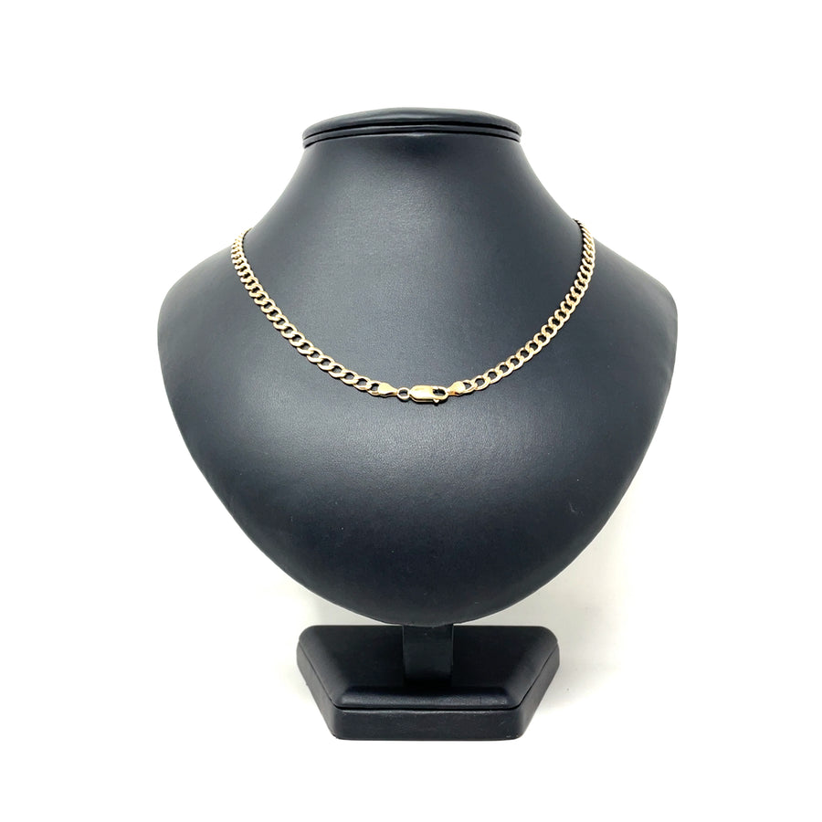 9ct Yellow Gold Curb Chain (19")