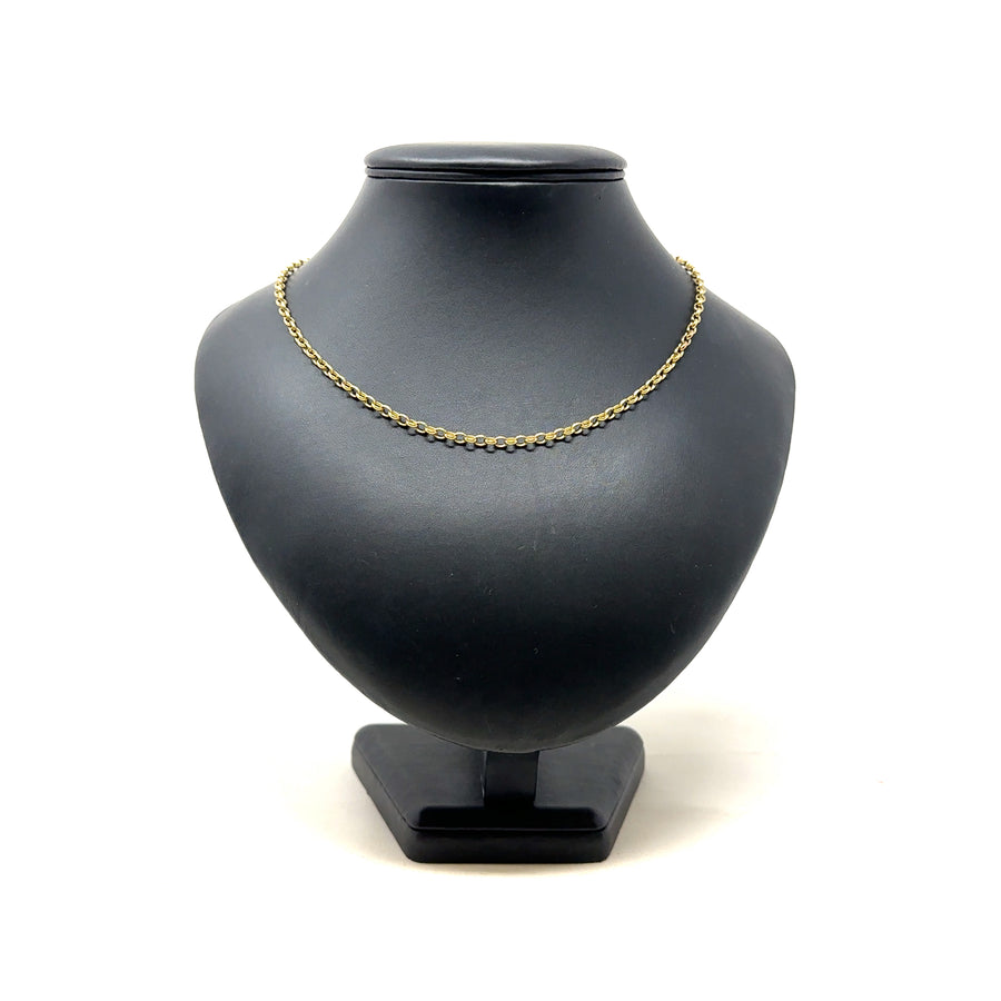 9ct Yellow Gold Belcher Chain (18")