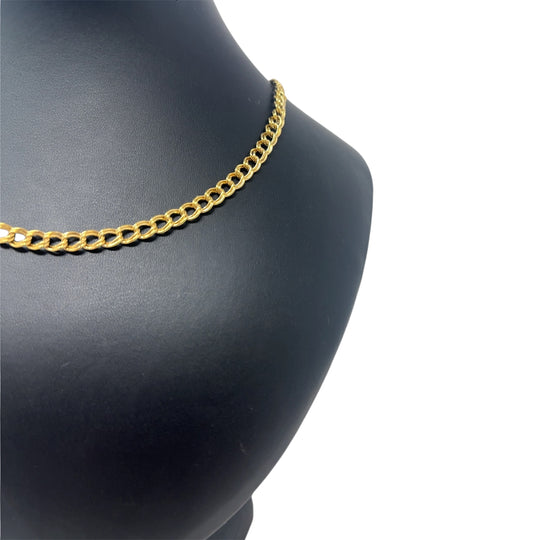 9ct Yellow Gold Double Link Chain (20")