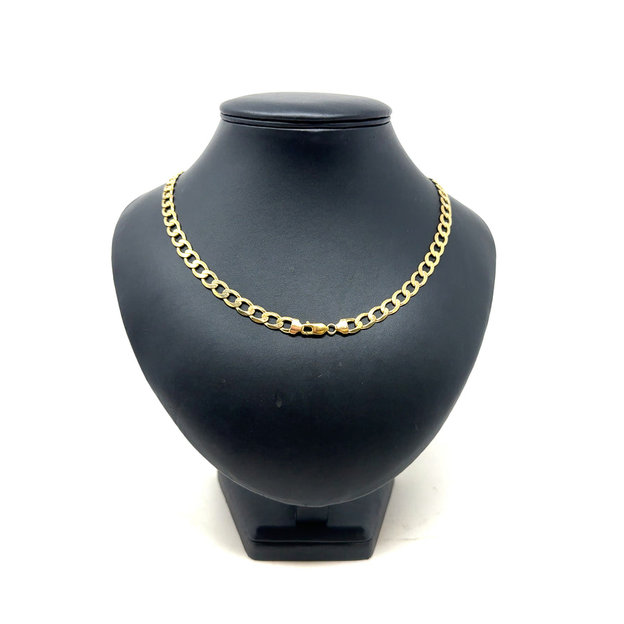 9ct Yellow Gold Curb Chain (24")