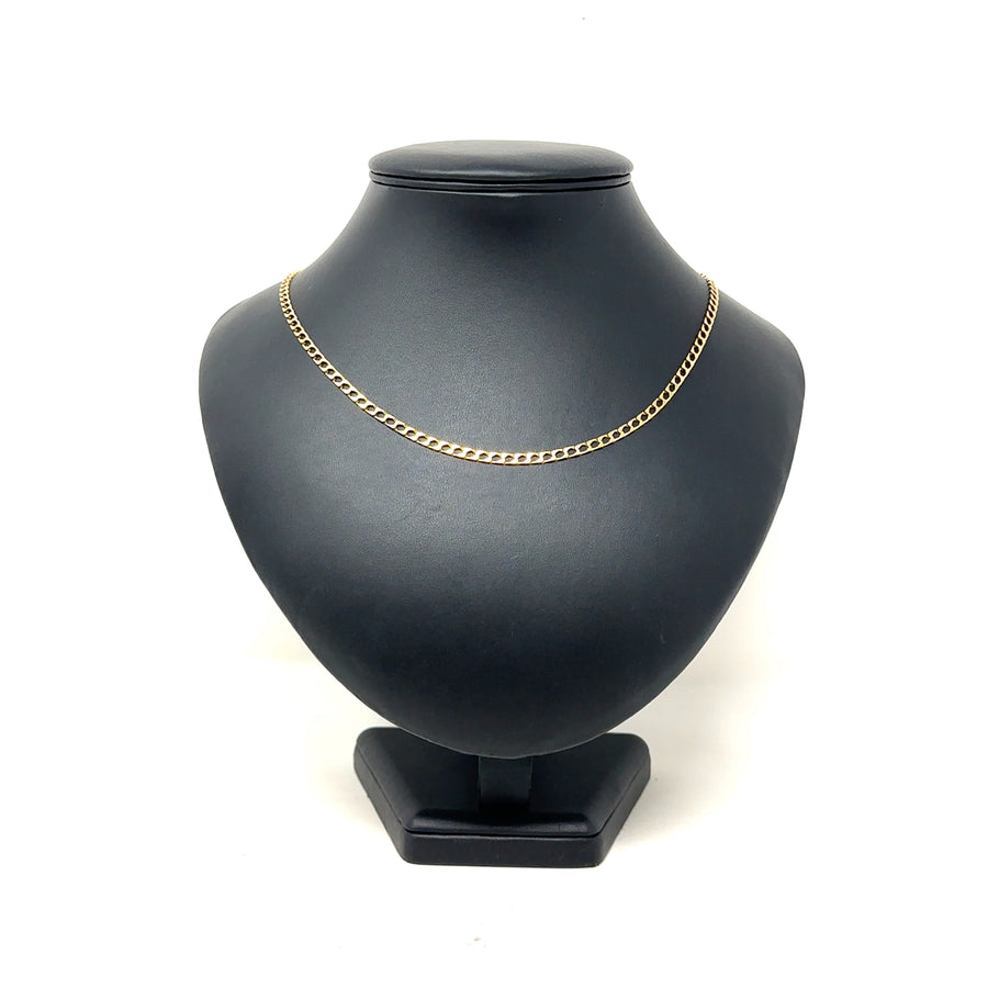9ct Yellow Gold Curb Chain (20")