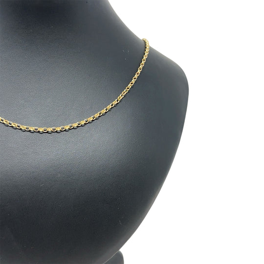 9ct Yellow Gold Belcher Chain (22”)