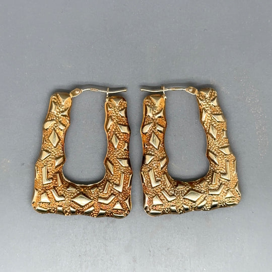 9ct Yellow Gold Hoop Earrings