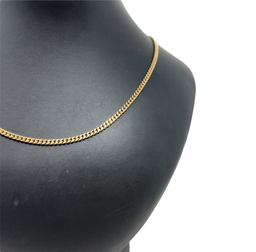 9ct Yellow Gold Curb Chain (29")