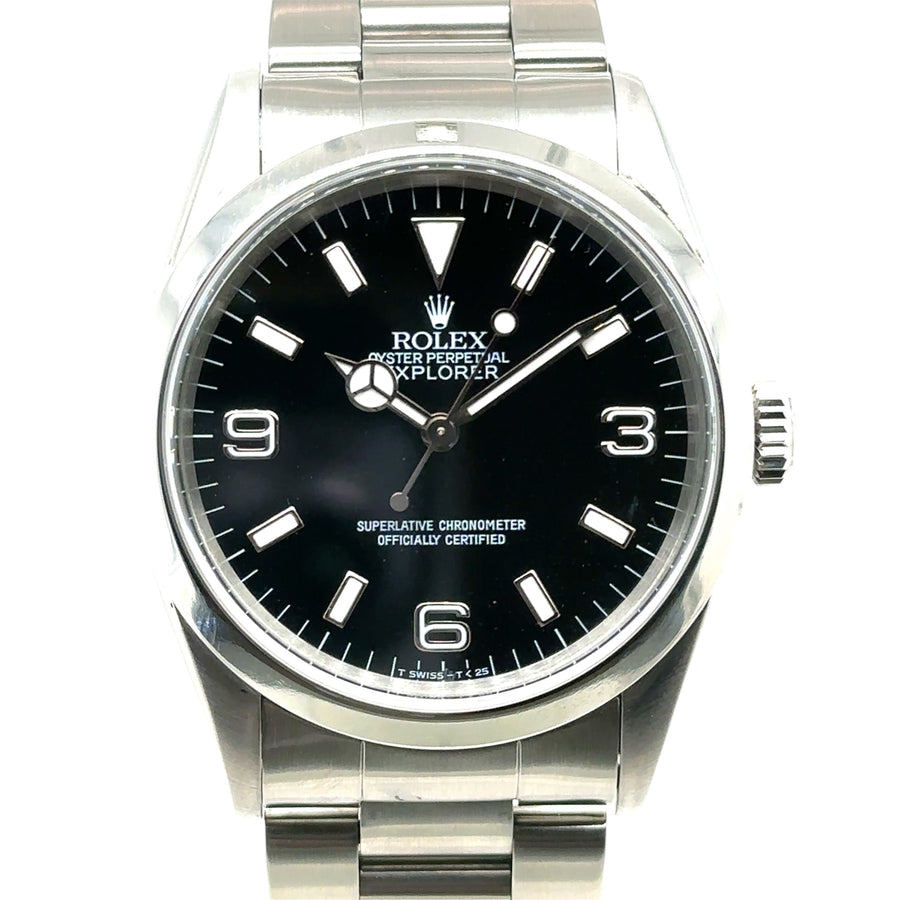 Pre-Owned Stainless Steel Explorer Rolex (Gents)