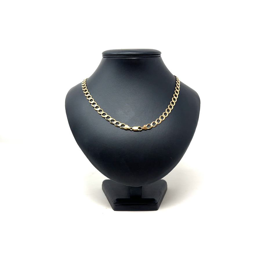 9ct Yellow Gold Curb Chain (24")