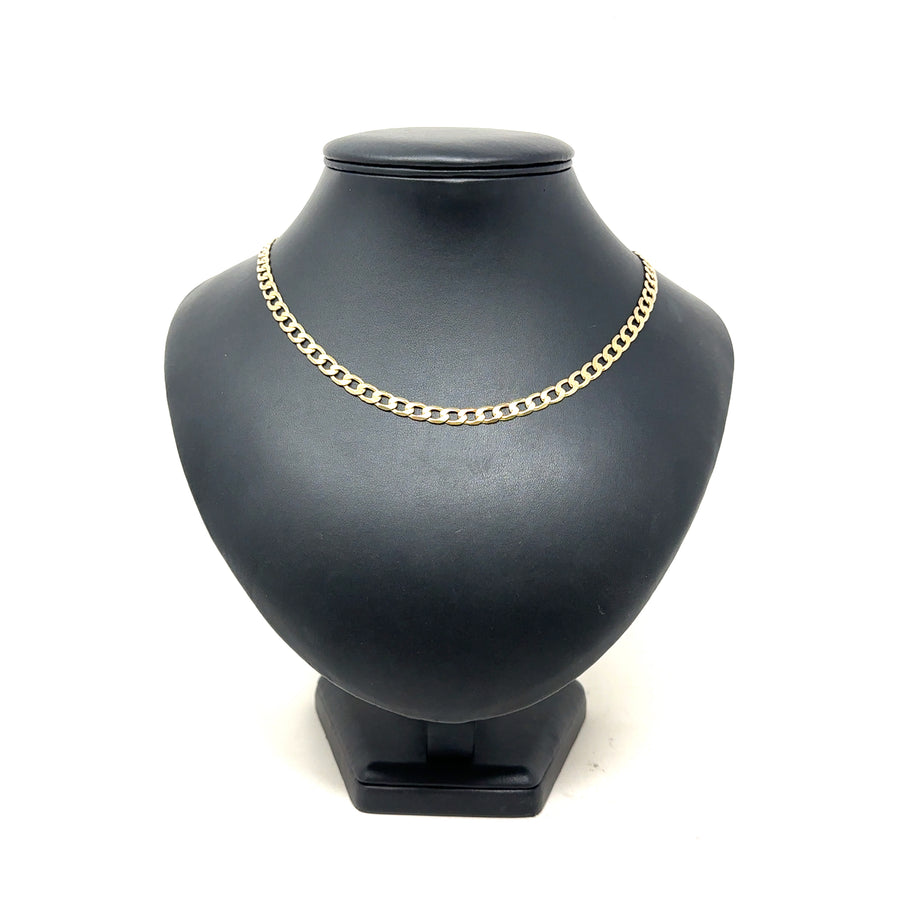 9ct Yellow Gold Curb Chain (24")