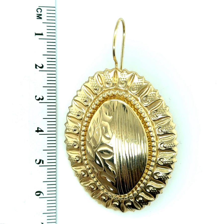 14ct Yellow Gold Fancy Earrings NEW!