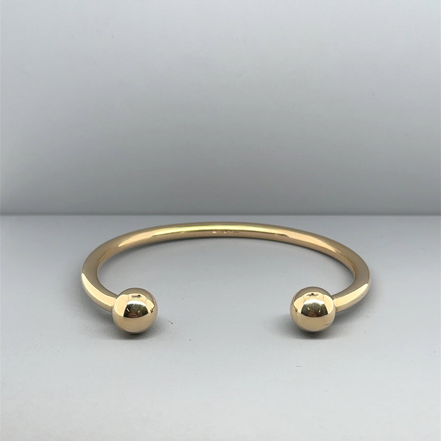 9ct Yellow Gold Torque Bangle
