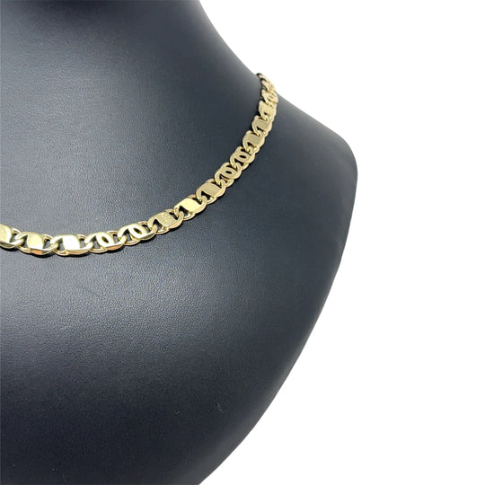 9ct Yellow Gold Fancy Link Chain (20")