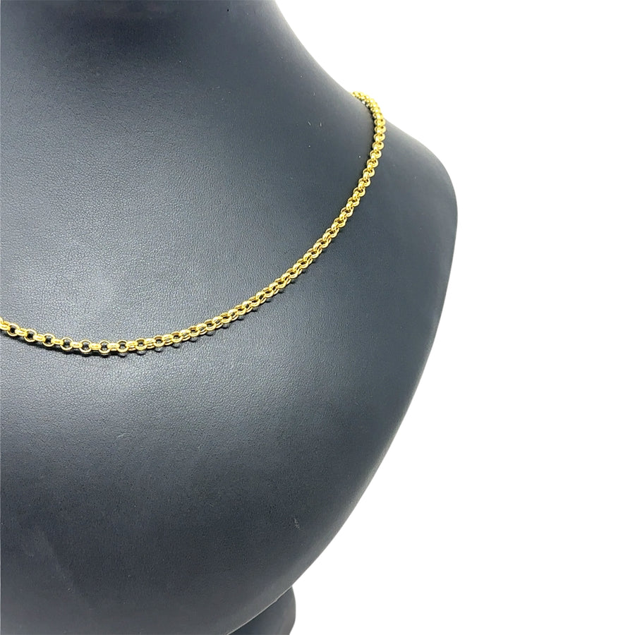 9ct Yellow Gold Belcher Chain (22")