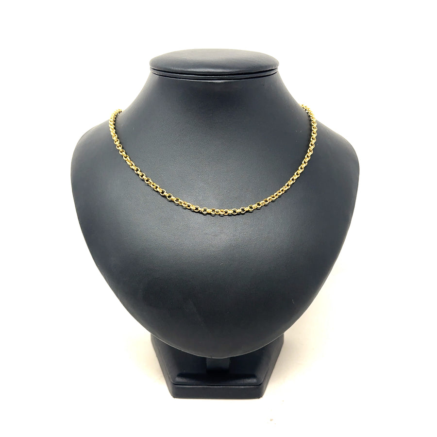 9ct Yellow Gold Belcher Chain (21")