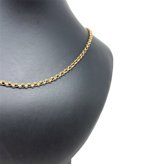 9ct Yellow Gold Belcher Chain (24")