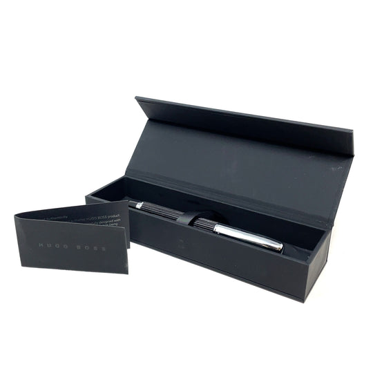 Pre-Owned Timber and Metal Hugo Boss Fountain Pen