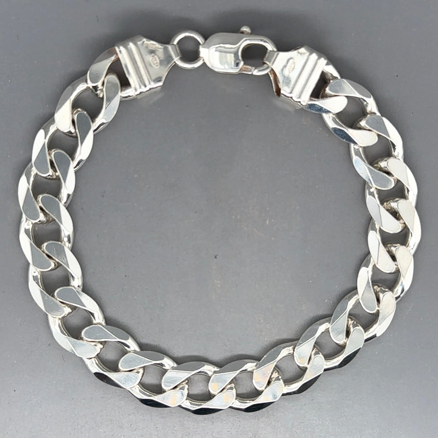 Sterling Silver Curb Bracelet