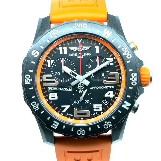 Pre-Owned Breightlight and Rubber Strap Endurance Pro Breitling Watch (Gents)