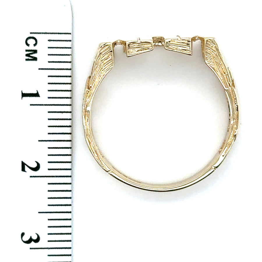 9ct Yellow Gold Mum Ring - Size S