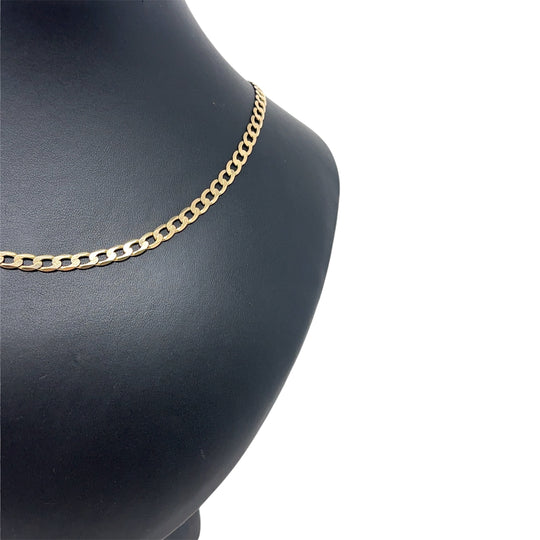 9ct Yellow Gold Curb Chain (20")
