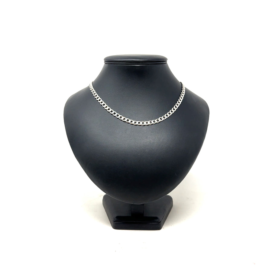 Sterling Silver Curb Chain (22")