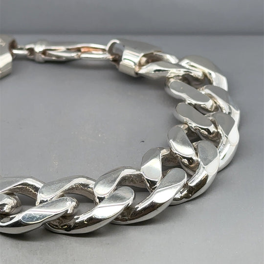 Sterling Silver Curb Bracelet