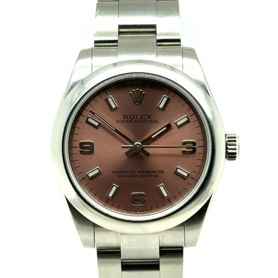Pre-Owned Stainless Steel Oyster Perpetual Rolex (Midi)