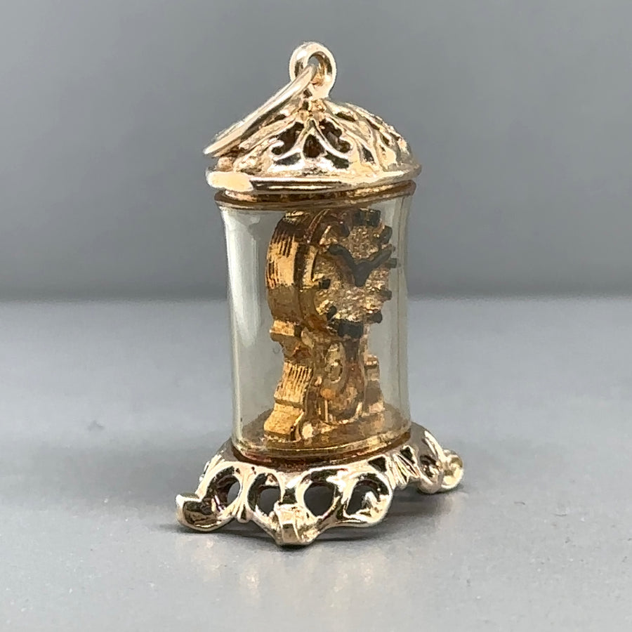 9ct Yellow Gold Carriage Clock Charm