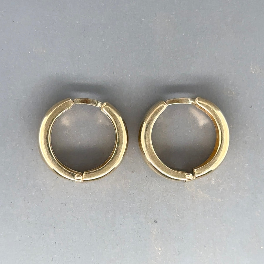 9ct Yellow Gold Hoop Earrings