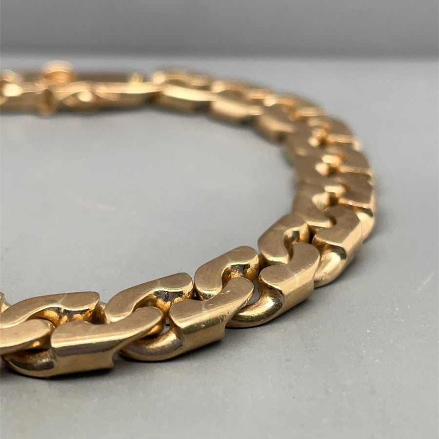 9ct Yellow Gold Fancy Link Bracelet